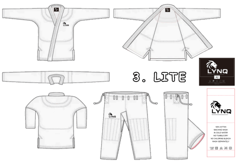 Lite BJJ Gi – Affordable Brazilian Jiu - Jitsu Gi, 450GSM Pearl Weave South Africa – Premium Jiu - Jitsu by LYNQGear. Durable BJJ gear from LYNQGear.