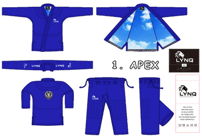 Apex BJJ Gi – Premium Brazilian Jiu - Jitsu Kimono, 450GSM Pearl Weave South Africa – Premium Jiu - Jitsu by LYNQGear. Durable BJJ gear from LYNQGear.