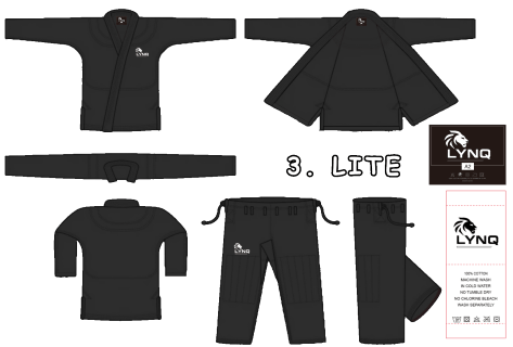 Lite BJJ Gi – Affordable Brazilian Jiu - Jitsu Gi, 450GSM Pearl Weave South Africa – Premium Jiu - Jitsu by LYNQGear. Durable BJJ gear from LYNQGear.