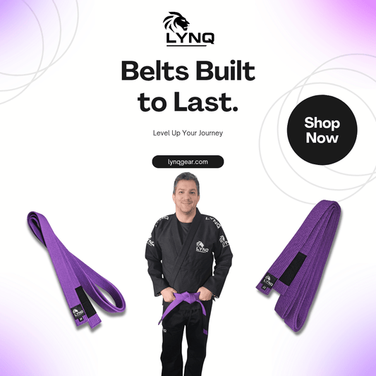 LYNQ BJJ Belt – Premium Jiu - Jitsu Belt, Durable Martial Arts Belt South Africa – Premium by LYNQGear. Durable BJJ gear from LYNQGear.